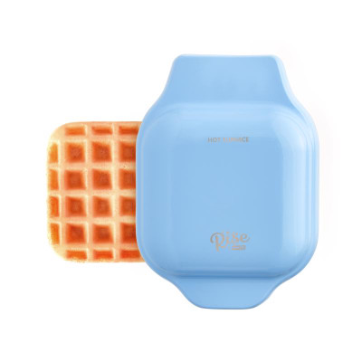 WAFFLE MAKR MINI SQU BLU