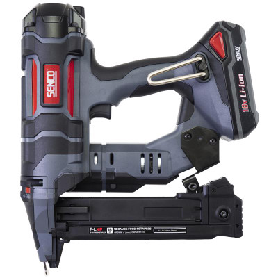 CROWN STAPLR BLK/RED 18G