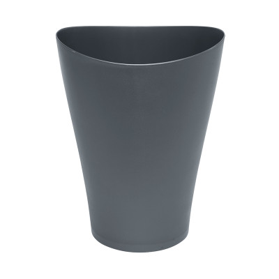 WASTEBASKET 9QT GRAY