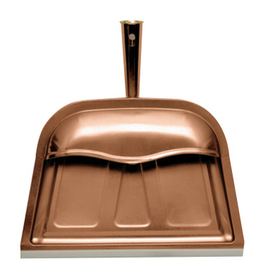 DUSTPAN W/HOOD COPPER
