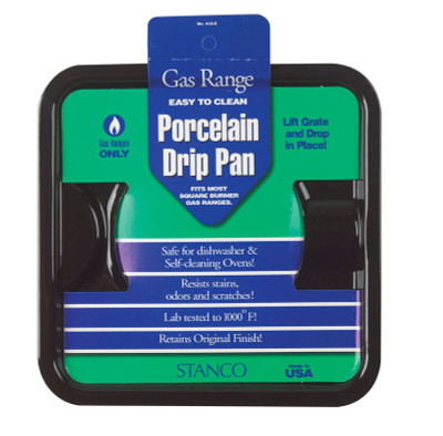 DRIP PAN SQUARE GAS PORC