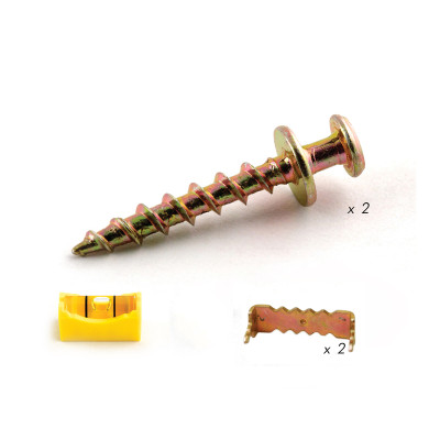 WALL HANG KIT 100LBS 2PK