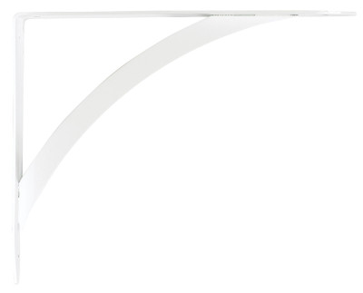 SHELF BRACKET10ELEG WHT