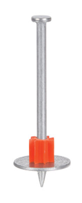 PIN W/WASHER .300X2.5 Ramset 0.300 in. D X 2.5 in. L Steel Round Head Drive Pin with Washer 100 pk
