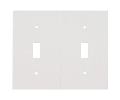SWITCH PLATE SLR 6PK WHT