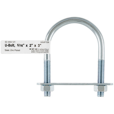 BOLT U 5/16X2X3