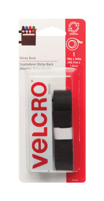 VELCRO STRIP 18BLACK