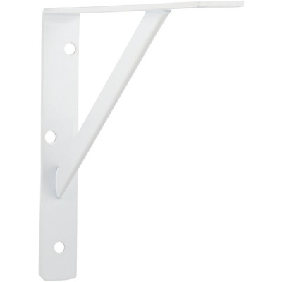 BRACKET SHELF L 12WHT