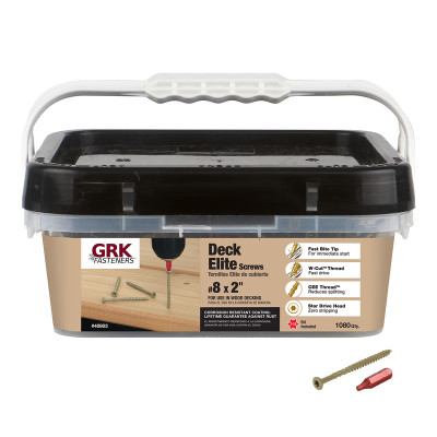 DECK SCREWS #8X2 1080PK