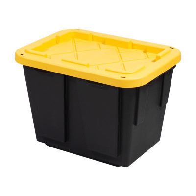 STORAGE BOX BLK/YLW 12GL