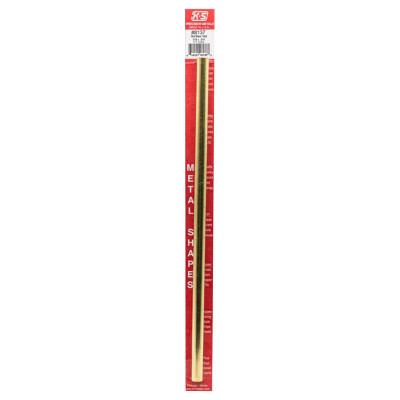 TUBE ROUND BRASS12X7/16