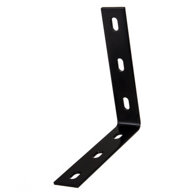 CORNER BRACE L 7 BLK