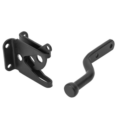 GATE LATCH BLACK 1L