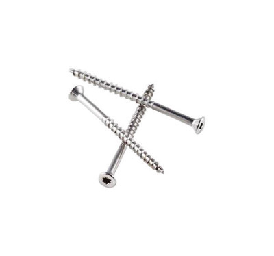 DECK SCREW #7X2-1/4 Simpson Strong-Tie No. 7 Sizes X 2-1/4 in. L Lobe Trim Head Deck Screws 1 lb 138 pk