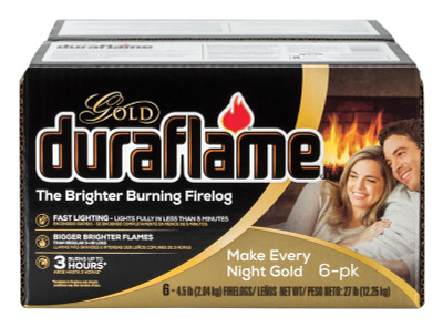 DURAFLAME GOLD LOGS 6PK
