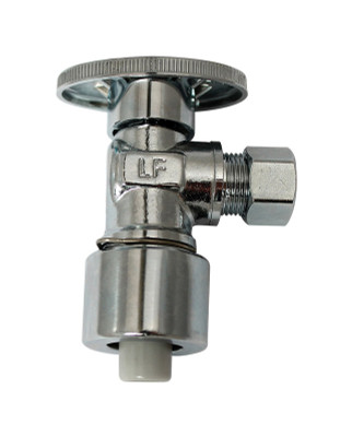 ANGLE VALVE 3/8OD Plumb Pak 1/2 in. Compression X 3/8 in. Compression Brass Angle Valve