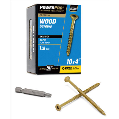 DECK SCREW PP #10X4"