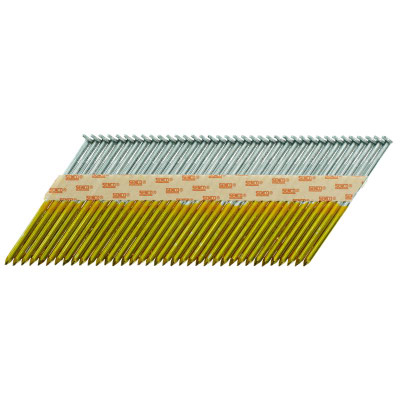 NAIL 3" SMOOTH 2500PK Senco 3 in. L X 16 Ga. Angled Strip Hot-Dip Galvanized Framing Nails 34 deg 2,500 pk