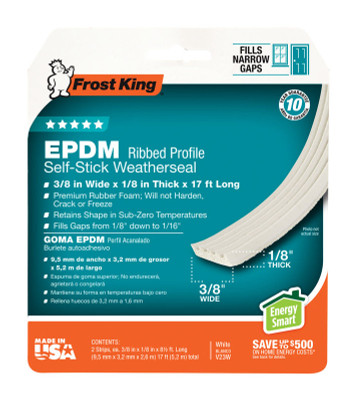 EPDM 17'X1/8" WETHR TAPE