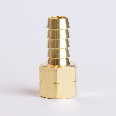 HOSE BARB 3/8"X1/4" FPT ATC Brass 3/8 in. D X 1/4 in. D Adapter 1 pk