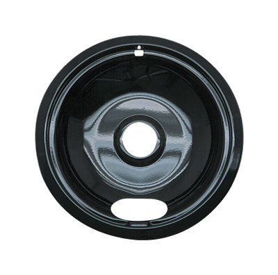 DRIP BOWL PORCELN BLK 8"