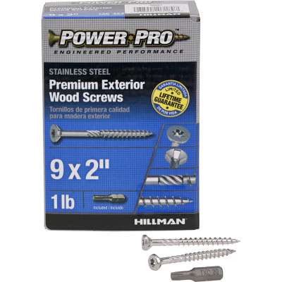 DECK SCREW 9X2" 1# SS