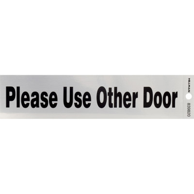 USE OTHR DOOR DECAL 2"X8"