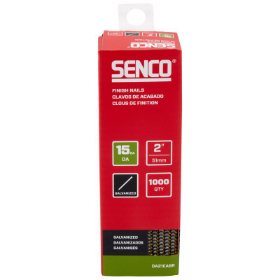 NAIL FNSH GLV 2" 1000PK Senco 2 in. Finishing Galvanized Steel Nail Brad Head