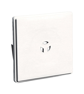 BLOCK MOUNT WHT 6.6X6.6"
