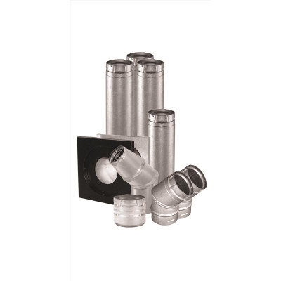 VENT PIPE KIT HORZNTL 4"