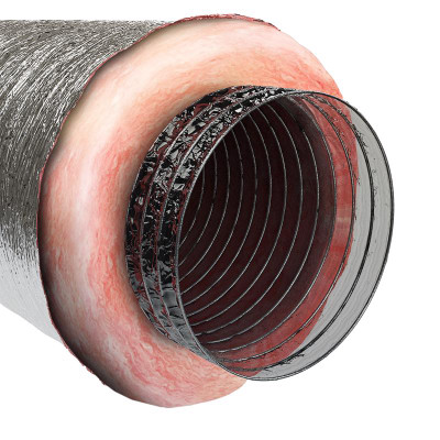 DUCT POLY SLVR R8 25'X9"