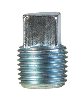 PLUG SQ HEAD 1/4" GALV