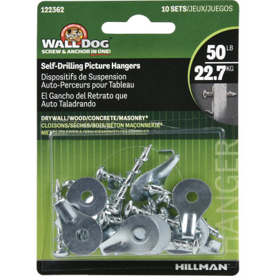 WALLDOG HANGER CHRM 10PK
