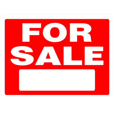 SIGN FOR SALE 18X24"