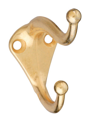 COAT/HAT HOOK BRASS