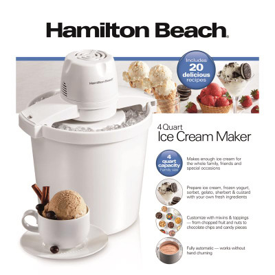 ICE CREAM MAKER 4QT