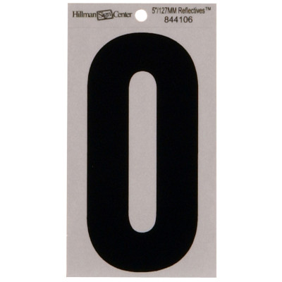 5" BLK/SLV #0 ADHV 1PC