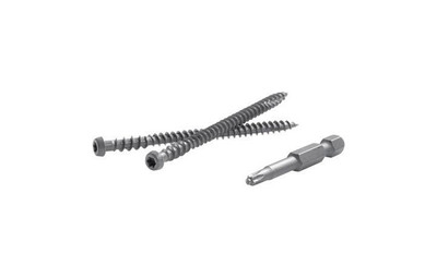 DECK SCREW COMP CLM SHEL FastenMaster TrapEase 2-1/2 in. L Torx Ttap Star Head Composite Deck Screws 350 pk