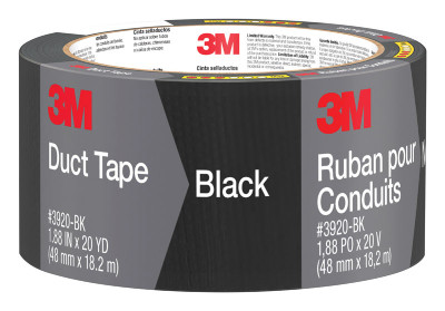 DUCT TAPE BLK 20YD 3M