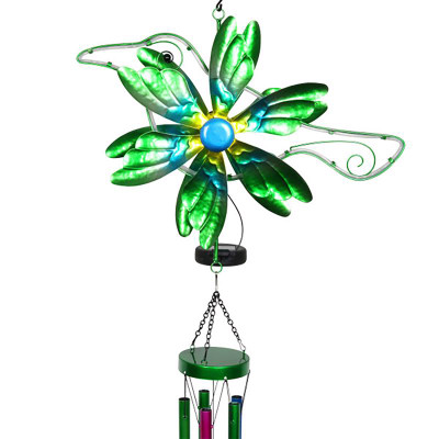 WIND CHIME HUMINGBRD 41"