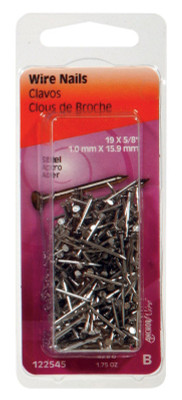NAIL 5/8X19 STEEL 1.75OZ