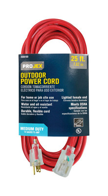 PROJEX EXT CORD14/3 25FT