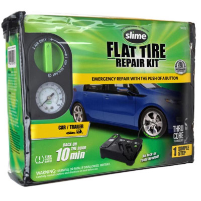 FLAT TIRE REPAIR KIT Slime Analog Flat Tire Repair For Car/Trailer