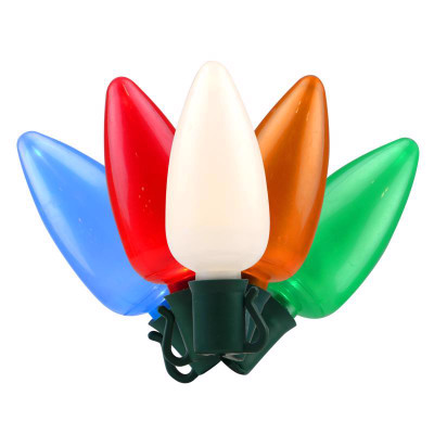 LED LT STRNG MLT C9 25CT Celebrations Platinum LED C9 Multicolored 25 ct String Christmas Lights 25 ft.