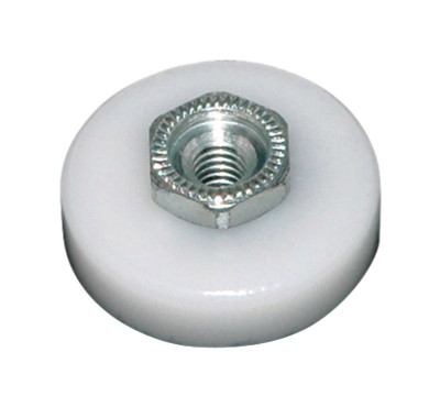 SHOWER DR WHL 7/8" FLAT