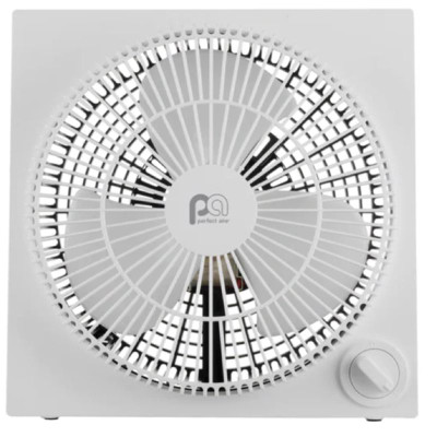 BOX FAN ELECTRIC WHT 9"H