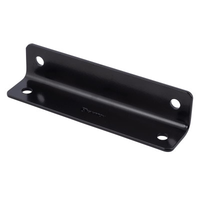 CORNER BRACE BLK 7" Hampton 1.6 in. H X 9 in. W X 1/8 in. D Black Steel Inside/Outside Corner Brace