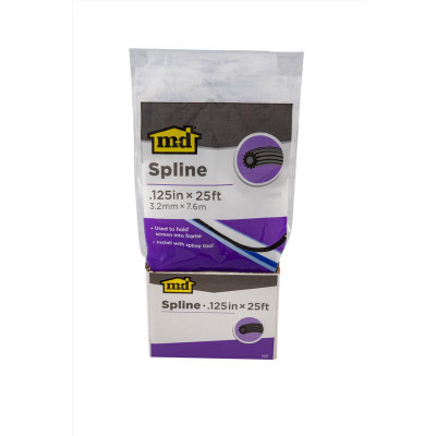 SCRN SPLNE BK 0.125"X25'