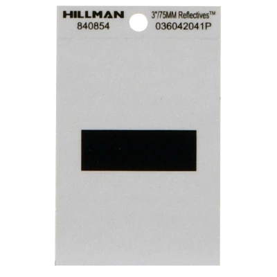 3" BLK/SLV HYPHN ADV 1PC