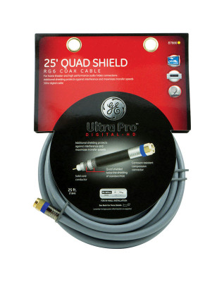 QUAD SHLD COAX CABLE25'